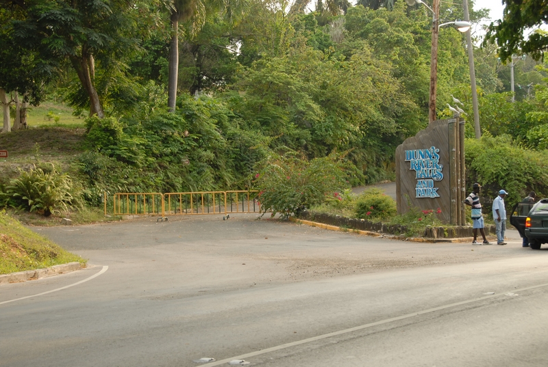 Scenic view of Jamaica's tropical landscape on the way to Dunn's River Falls