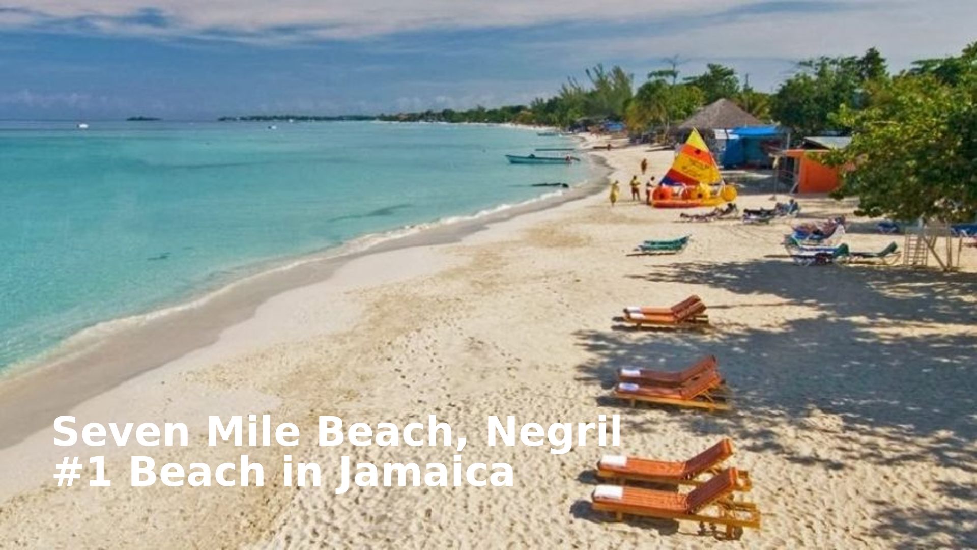 Seven Mile Beach Negril Jamaica turquoise water